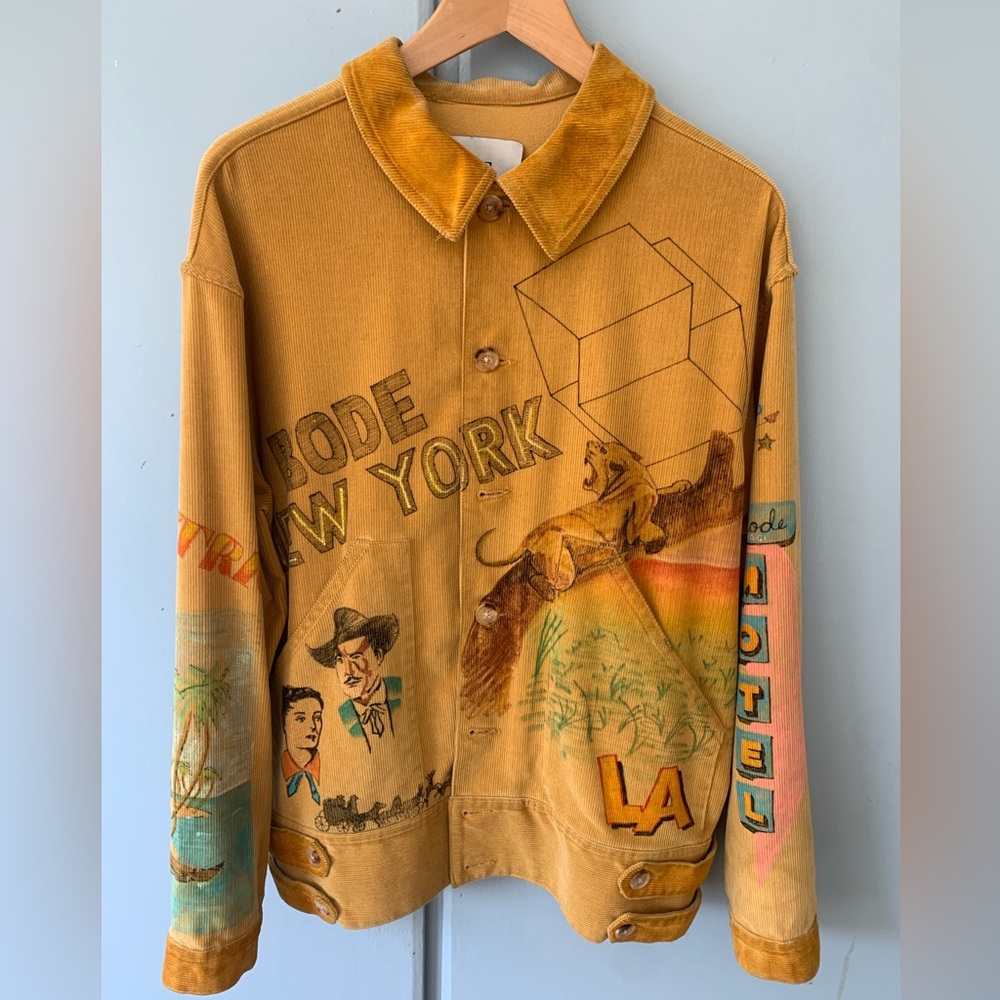 BODE Custom Senior Cord Striped Utility Jacket